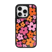 iPhone 16 Pro Mirror Case MagSafe Compatible Abstract Florals