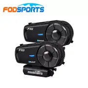 FX8 2000M Bluetooth Motorcycle Intercom Helmet Headset 8Rider Interphone Speaker