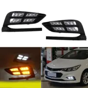 DRL LED Running Light Lamp Yellow Turn Lamp For Buick Encore Opel Mokka 2017-18