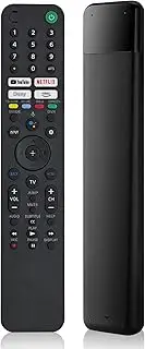 RMF-TX520U Voice Remote Control - for Sony 2023 2024 TV, Support Voice Commands, 4 Shortcut Hot Keys, Compatible with XBR/KD/XR Series, X80J, X85J, X90J, A80J, etc.