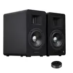 Airpulse A100 Active Wireless Speakers with WiiM Mini (Matte Black)