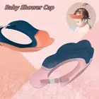 Ear Protection Baby Bath Cap Baby Shower Cap Shampoo Shield Silicone Bath Visor