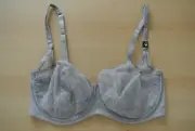 Victoria's Secret Dream Angels Unlined Balconette Bra - 38 DD - Gray