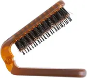 PLAFOPE Lightweight Compact Bristle Hair Brush Travel Hair Comb Vented Detangler for Scalp Massage