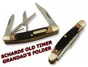 Schrade Old Timer DELRIN Grandad's Pocket Knife 106OT