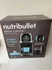Nutribullet Brew Choice Pod Carafe Coffee Maker K-cup Pod Coffee Pot New NWT