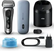 Braun Series 8 Shaver: 4+1 elements, precision trimmer, SmartCare, PowerCase.