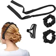 Heatless Curling Rod Headband, Lazy Satin Curls Roller Ties, Styling Tool Heatless Curlers, Overnight Hair Curlers for Straight Hair, Long Short Hair