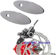 ONGHSD 2PCS MTB Disc Brake Pad Adjusting Tool, Bike Brake Rotor Pads Mounting Assistant, Silver, 304 Mirror Stainless Steel, Mountain Bike