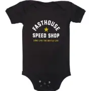 Fasthouse Bottle Life Onesie | Black | Sz 6-12 months