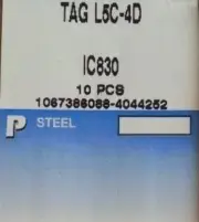 10 PCS ORIGINAL INSERTS‎ ‎TAG L5C-4D IC830