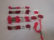 Lot of 9 Skeins DMC 25 100% Cotton #62