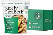 Purely Elizabeth Organic Apple Cinnamon Superfood Oatmeal Cups, Great for Overnight Oats, Gluten-Free, 2 Ounce (Pack of 12)