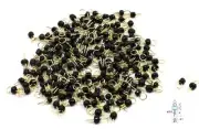 50Pcs Black Gold Tone Soldering PCB Board Breadboard Test Point Pin