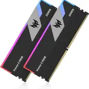 PREDATOR VESTAII 32GB 16GBx2 Silver RGB DDR5 Memory 6400Mhz 1R*8 CL32