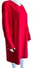 Preston & York $129 Cecily Long Sleeve Dress In Cherry Size 18 New NWT