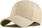 XXL 62-65Cm Oversize Plain Baseball-Cap Structured Twill Hat for Big/Large Head