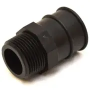 Chaparral Boat Thru Hull Connector 34.00184 | 1 1/2 Inch Black Plastic