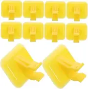 Luxshiny 10pcs Hood Support Rod Clamp Engine Hood Stabilizer Clips for Secure Fastening and Easy Installation and Instability