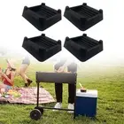 4x Griddle Leveling Shims Kit Grill Levelers Outdoor Griddle Stand