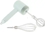 ULTECHNOVO 1Set Rechargeable Cordless Handheld Electric Egg Mixer Speed Powered Kitchen Tool for Baking Whipping Compact Green Design for Easy Operation Space Saving