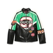 [Gucci] Gucci Logo-patch Jacket 48 IT BLACK