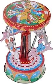 HANABASS Cute Wind Up Retro Clockwork Design for Funny Desktop Ornament for Nursery Decor Engaging Playtime Activity Enhances Hand Eye Coordination