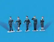 Modelscene 5118 RAF Personnel OO Gauge