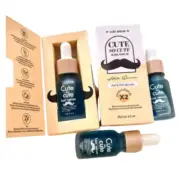 Cute So Cute Hair Serum Ginseng Extract Grow Eyebrow Hair Mustache Beard x 3