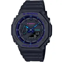 在飛比找momo購物網優惠-【CASIO 卡西歐】G-SHOCK 八角錶殼耐衝擊運動雙顯