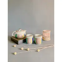 在飛比找蝦皮購物優惠-九谷燒  日本進口陶瓷｜彩色茶壺茶杯組