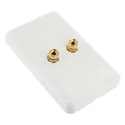 Selby Premium 1 Speaker Cable Banana Plug Socket Wall Plate Wallplate