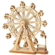 Ferris Wheel Wooden Model Jigsaw 3D Puzzle Toy for Kids Adults