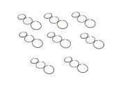 Land Rover Range Classic 3.9L 4.2L Discovery 1 V8 Piston Ring Set of 8 (for: Land Rover)
