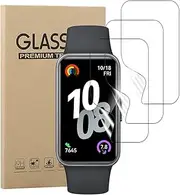 [carinacoco] 3 Pack Screen Protector for Huawei Band 10, HD Clear Flexible Soft TPU Screen Protector, Anti-Scratch, Bubble Free, Anti-Fingerprint Self-Healing Elastic Skin Protective Film