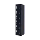 Salvatore Angelotti Black 6-Door Locker for Office Gym Shed School Home Storage