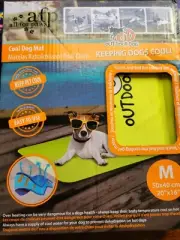 All for Paws Chill Out Always Cool Khlmatte for dogs Medium 20"x16" AFP Green