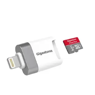 【Gigastone 立達國際】i-FlashDrive MicroSD 蘋果專用讀卡機 CR-8600(換新機iPhone SE2 必備備份神器)