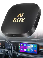 2 in1 Wireless Carplay AI box Android Auto Adapter Converter w/Netflix YouTube