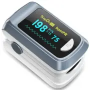 Finger Pulse Oximeter With Case Fingertip Oximetro de pulso de dedo OLED FDA US