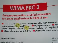 在飛比找Yahoo!奇摩拍賣優惠-德國WIMA FKC2 1500P 100V 腳距:5mm 