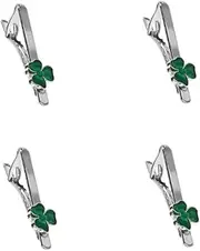 [LIFKOME] Tie Clip Tie Clips Necktie Clip for Banquet St Patricks Day Accessories Tie Pin Clip on Ties for Men Pin for Clothes Dress Clip Men Jewelry Tie Jewelry for Men Tie Bar Alloy