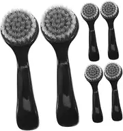 HONMEET 6pcs Facial Cleansing Brush Multi Functional Exfoliation Tool for Pore Cleansing for Face and Nail Care User Friendly Design for Efficient Cleaning
