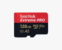 在飛比找PChome24h購物優惠-SanDisk 128GB Extreme PRO micr