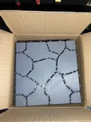Interlocking Polypropylene Flooring Tile Weather Resistant Patio Deck Tiles 6Set