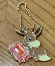 Eevee Pokemon metal keychain Pokemon Banpresto Ichiban Kuji charm Y1