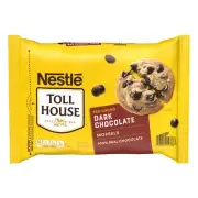 Nestle Toll House DARK CHOCOLATE Morsels Baking Chocolate Chips 20oz Bag 2 PACK