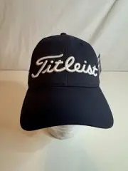 Titleist Mens Adjustable Golf Hat New Tags Blue Snapback Moisture Wicking UV