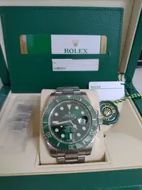 在飛比找Yahoo!奇摩拍賣優惠-(已交流）勞力士Rolex 116610LV 綠水鬼 201