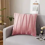 Decorative Toss Pillows Throw Pillow Covers Thickened Velvet 3D Striped Plaid Sofa Cushion Cover Outdoor Cushion Patio Throw Pillow Covers for Garden Farmhouse